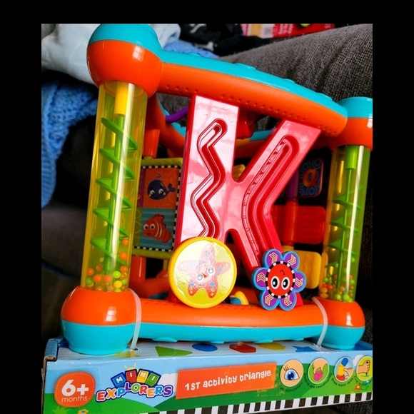 Vibrant Activity Triangle Toy for Kids - Picture 4 of 8